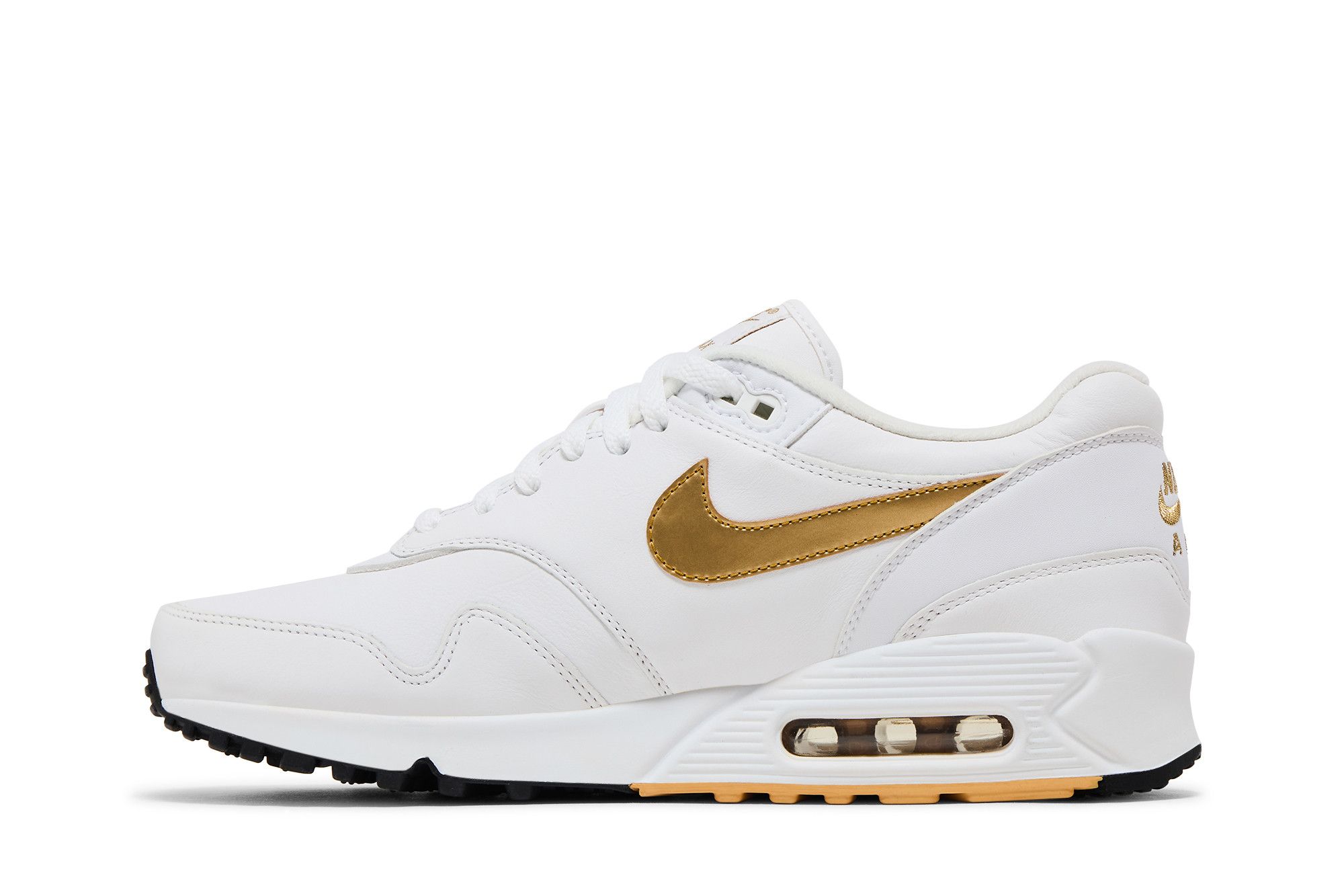 Nike Air Max 90 ホワイト/ネイビー/ゴールド Nike Air Max 90 White/Black/Gold Shoes Mens Size US 8-13