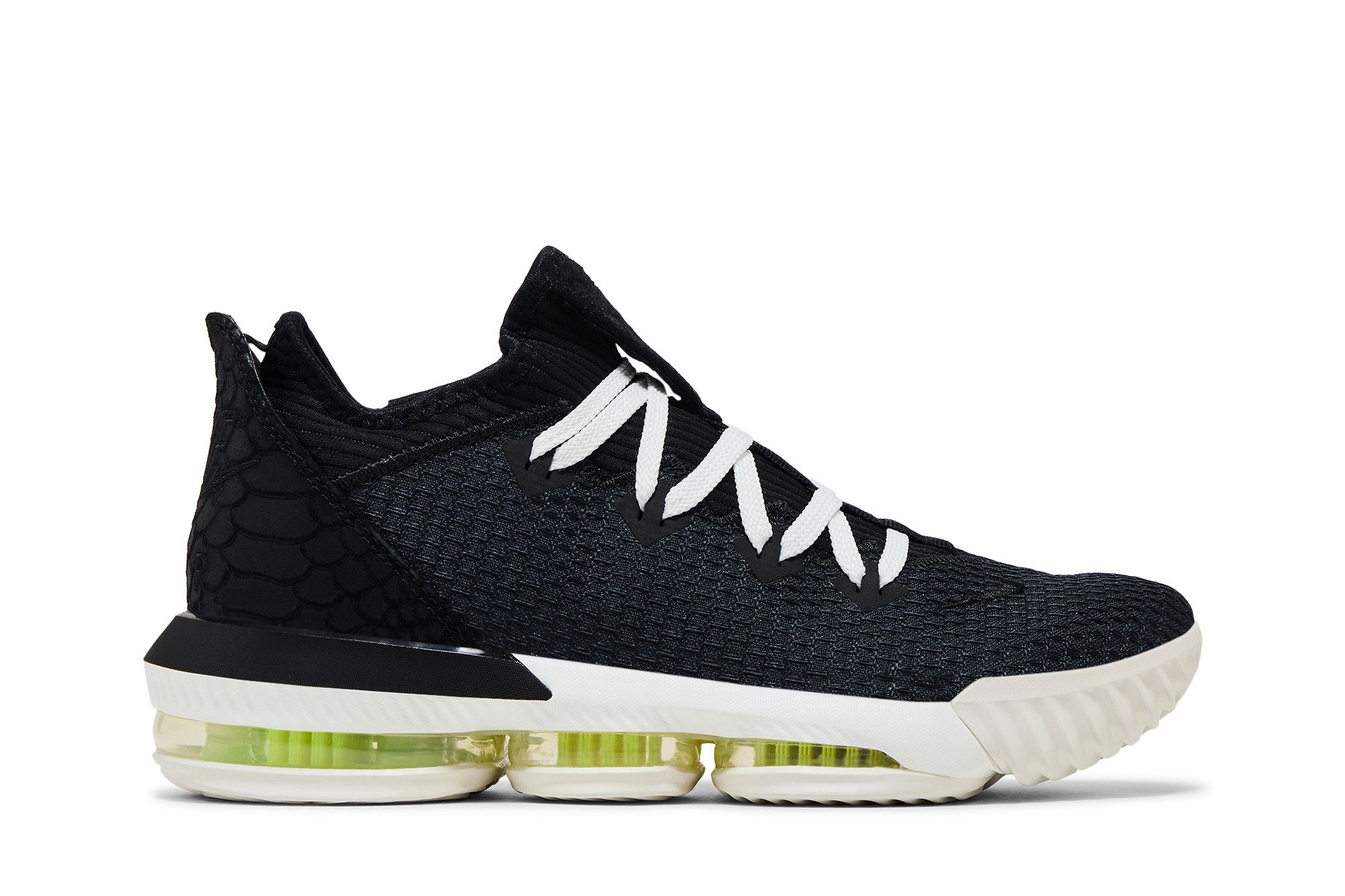 lebron 16 low black and white