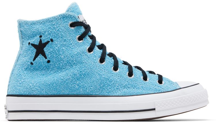 Stussy x Converse Chuck 70 High Sky Blue