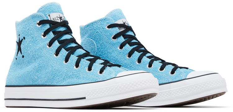 Stussy x Converse Chuck 70 High Sky Blue