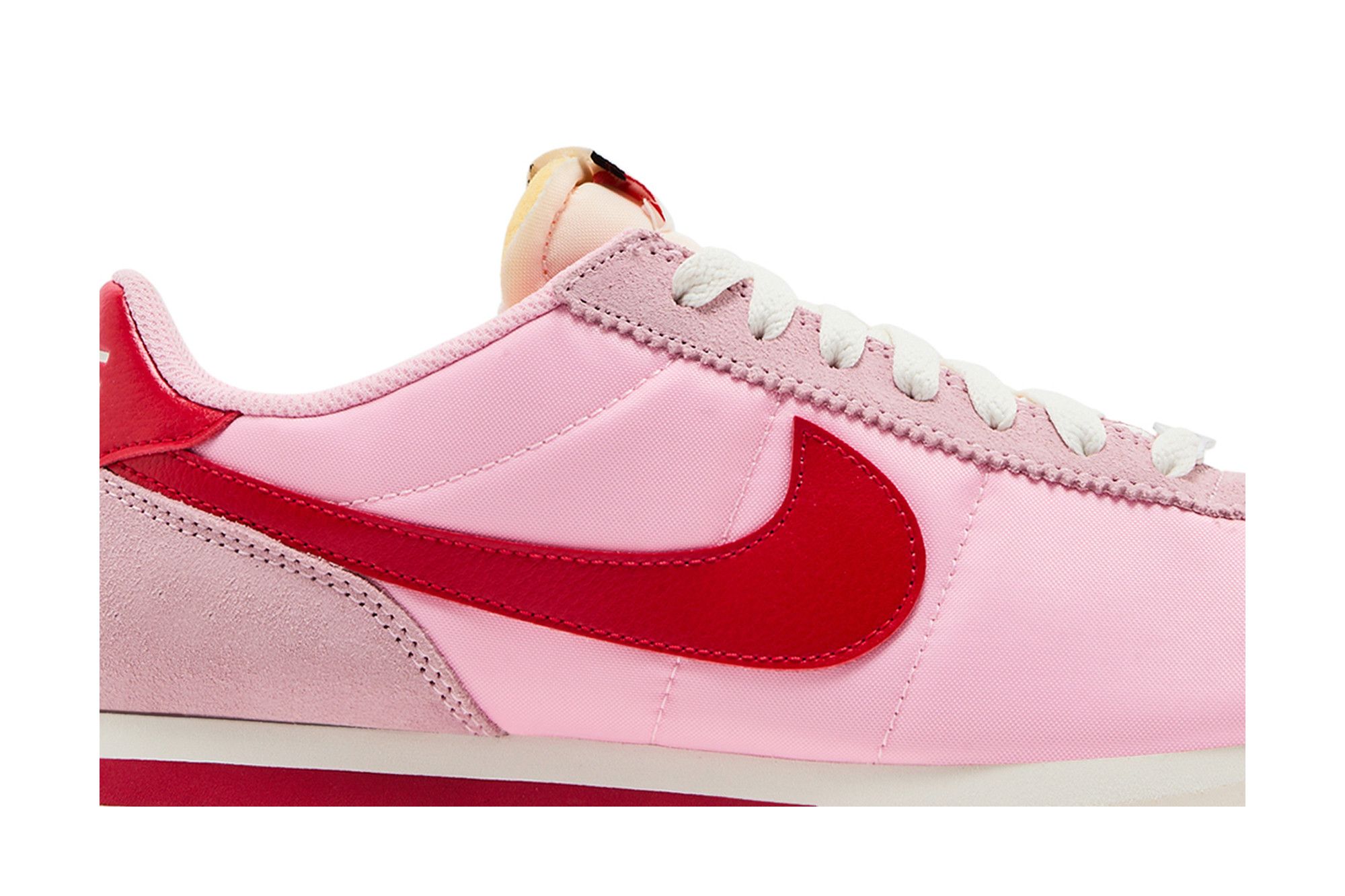 Buy Wmns Cortez TXT 'Soft Pink Fire Red' - HF9994 600 | GOAT