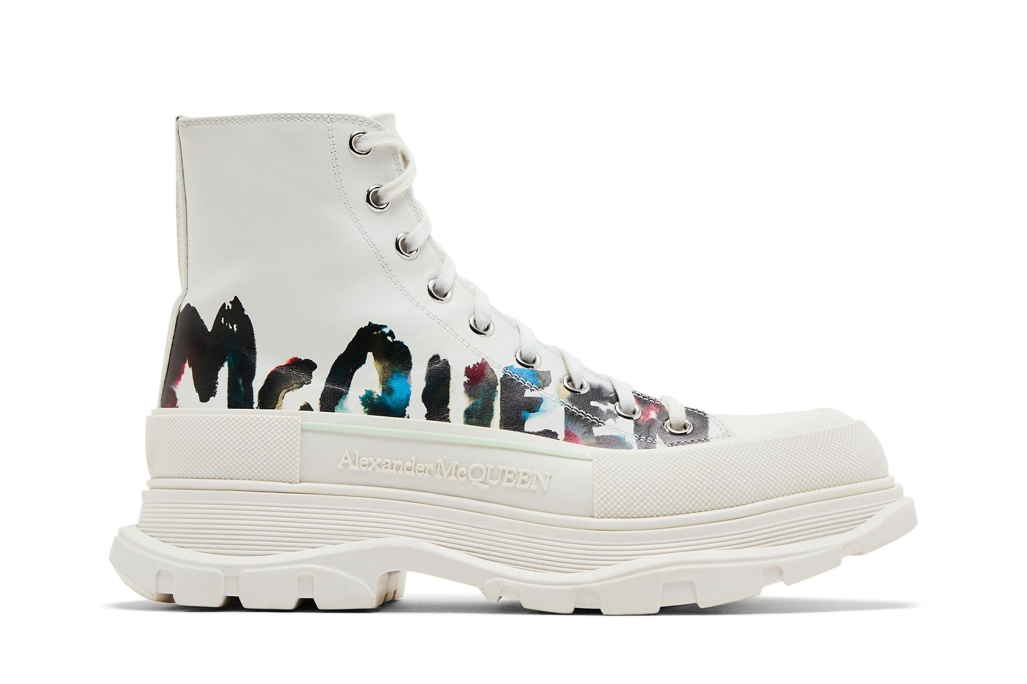 ALEXANDER MCQUEEN｜ (653134 1HB0Y 1001) ALEXANDER MCQUEEN Oversized Sneaker With Glitter | Holt Renfrew