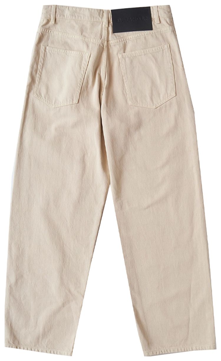 Jil Sander Relaxed Denim Trouser Oat