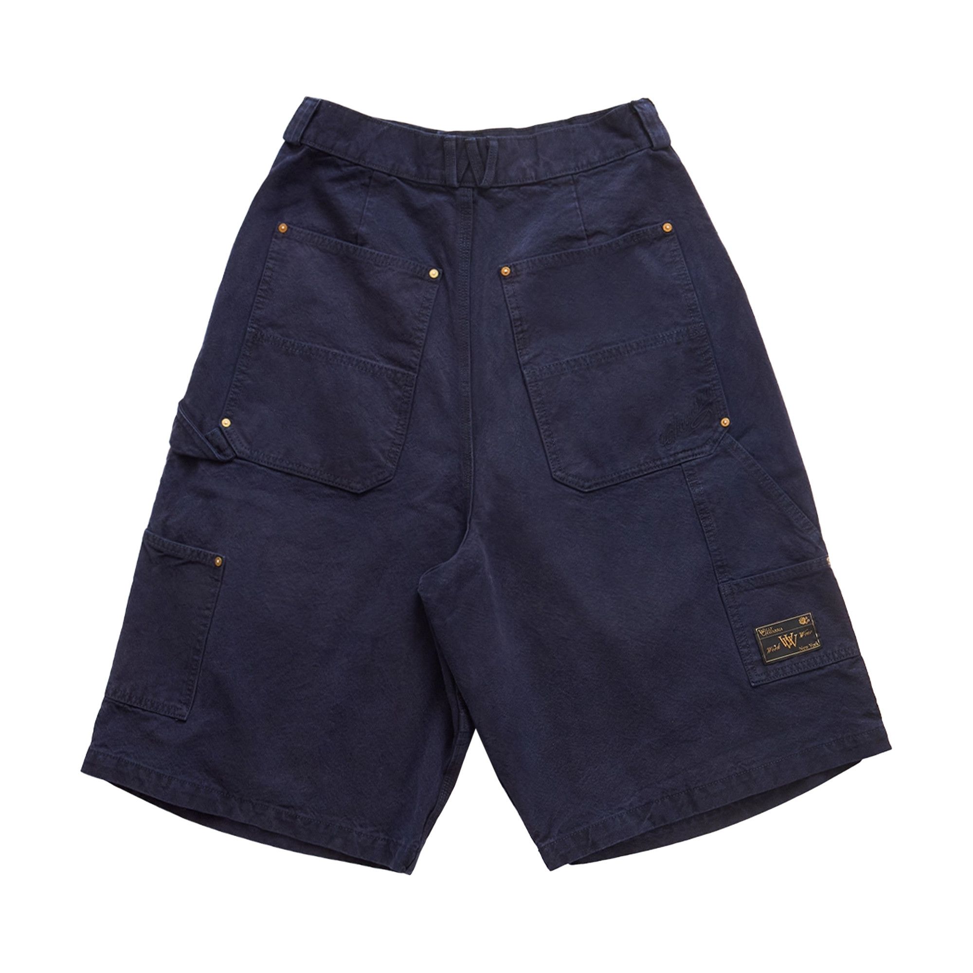 Buy Willy Chavarria Stockton Double Knee Short 'Peacoat