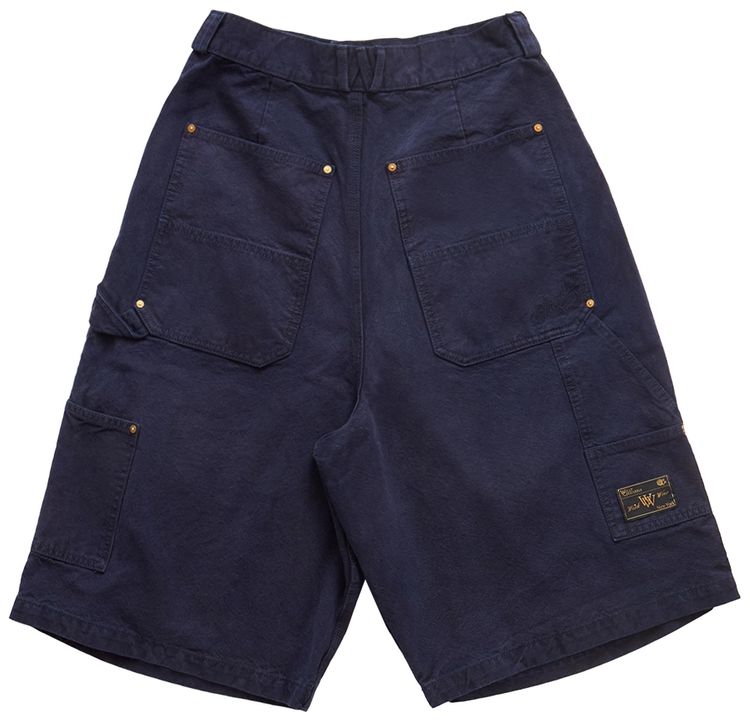 Willy Chavarria Stockton Double Knee Short Peacoat