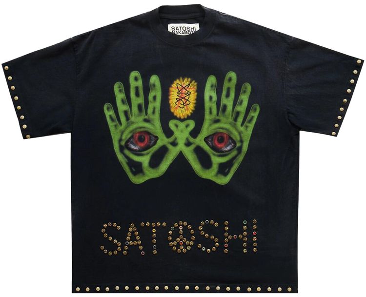 Satoshi Nakamoto Positive Energy Tee Black