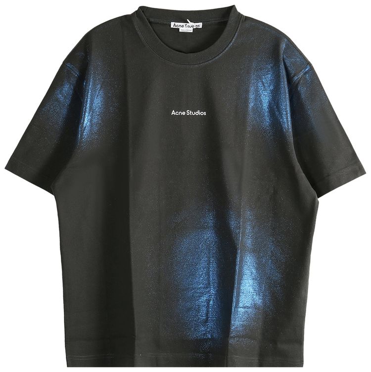 Acne Studios Crewneck T Shirt BlueKhaki