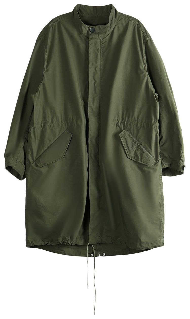 Givenchy Couture Seam Parka Coat Khaki