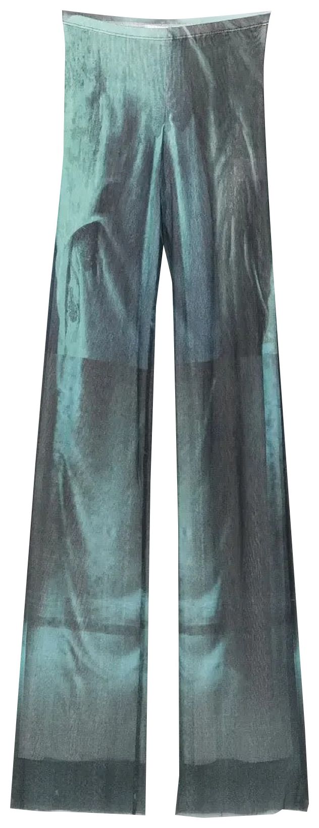 Jean Paul Gaultier Water Printed Trouser IndigoVintage Blue