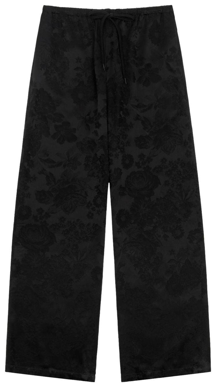 MM6 Maison Margiela Jacquard Trouser Black