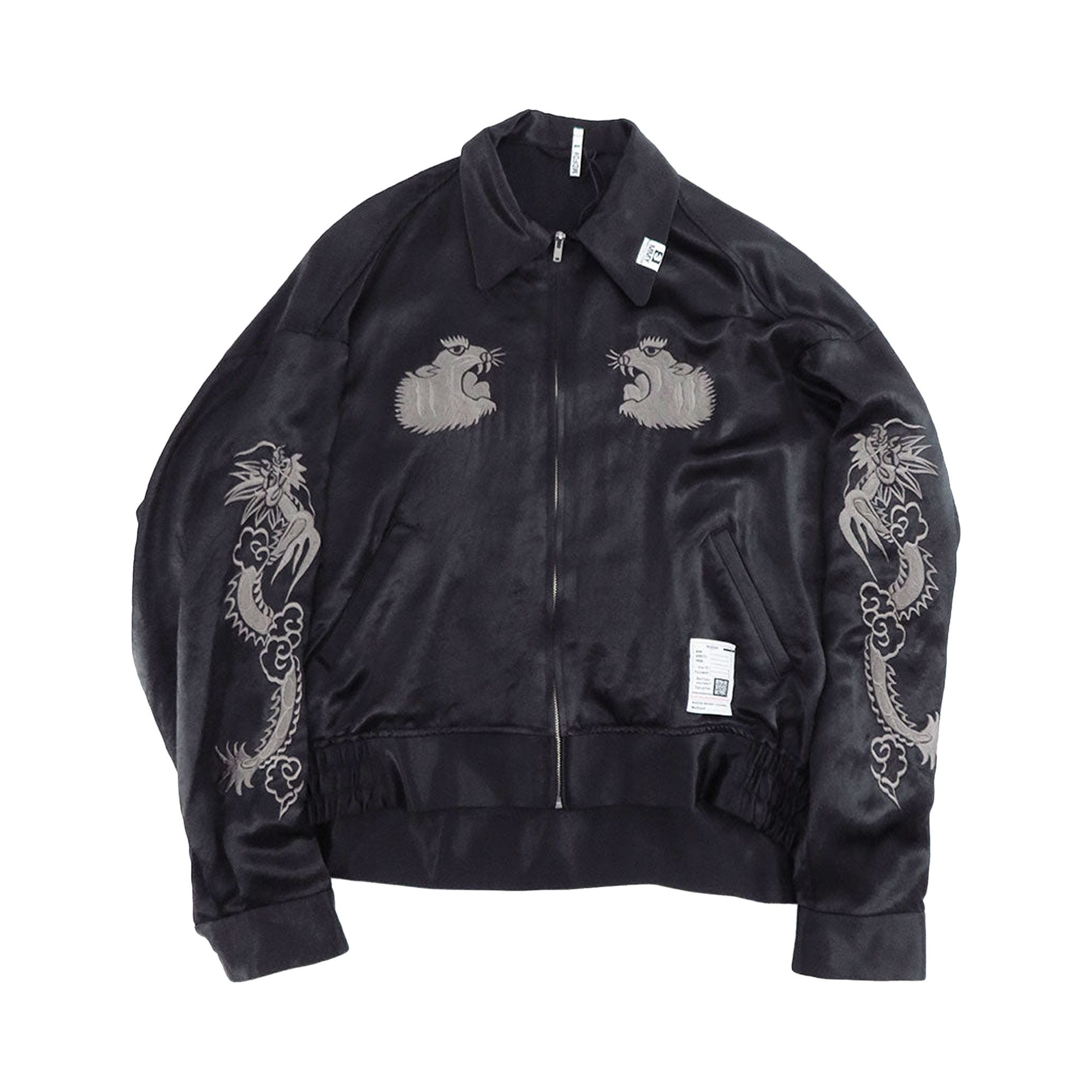 ジャケット・アウター Maison MIHARAYASUHIRO COLLARED SOUVENIR Buy Maison Mihara Yasuhiro Collared Souvenir Jacket 'Black