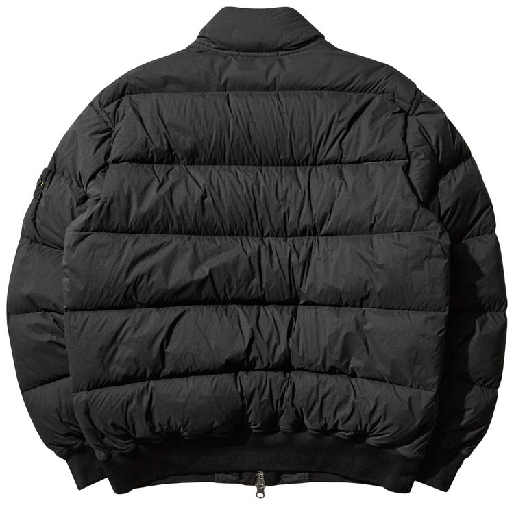 Stone Island Urban Puffer Bomber Jacket Black
