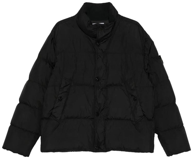 Stone Island Bomber Subtle Detail Coat Black