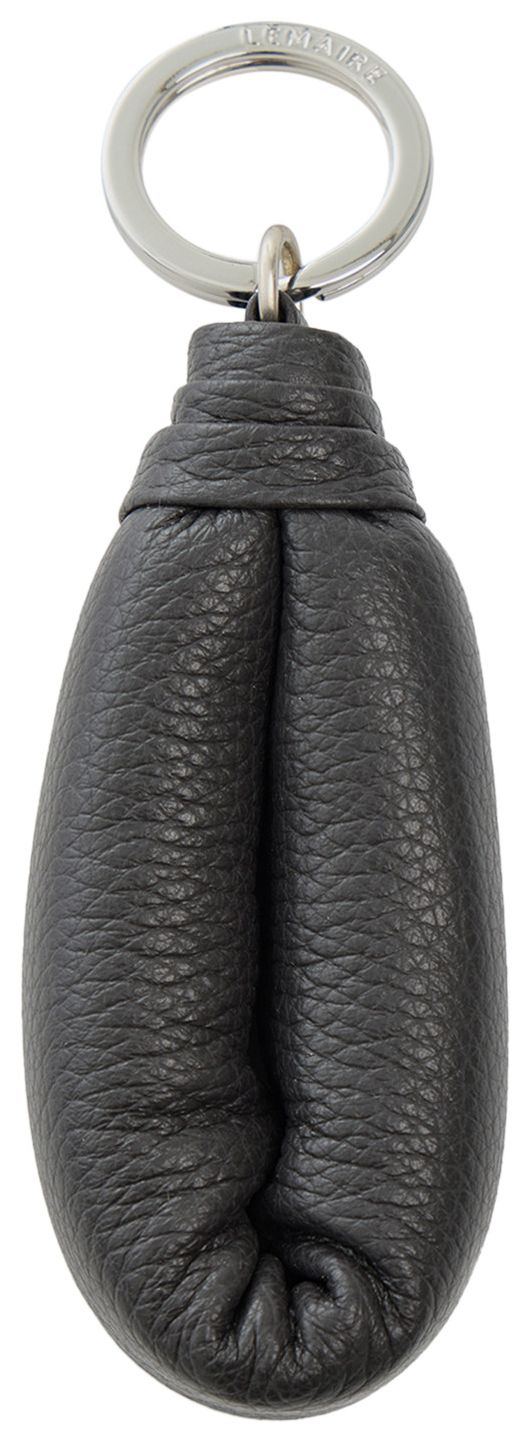 Lemaire Wadded Key Holder Dark Chocolate