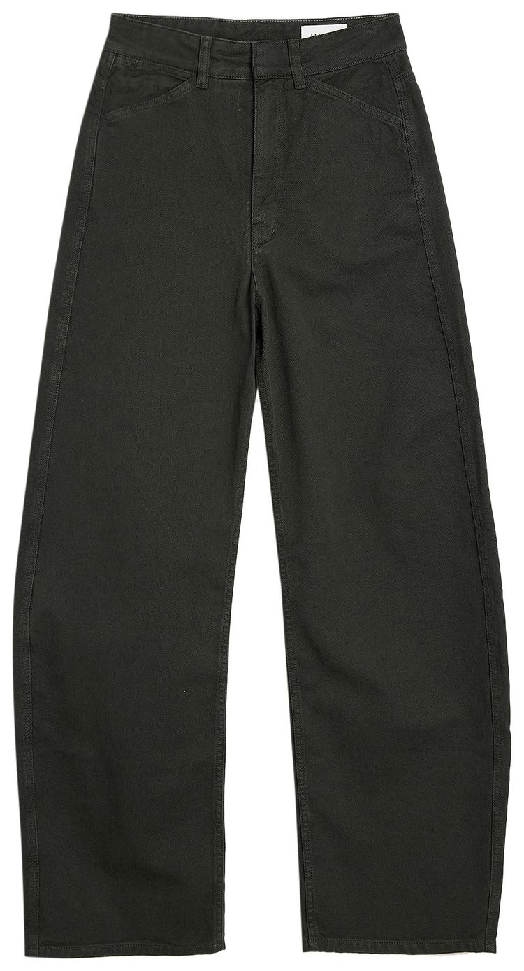 Lemaire High Waisted Curved Pants Carbon Blue