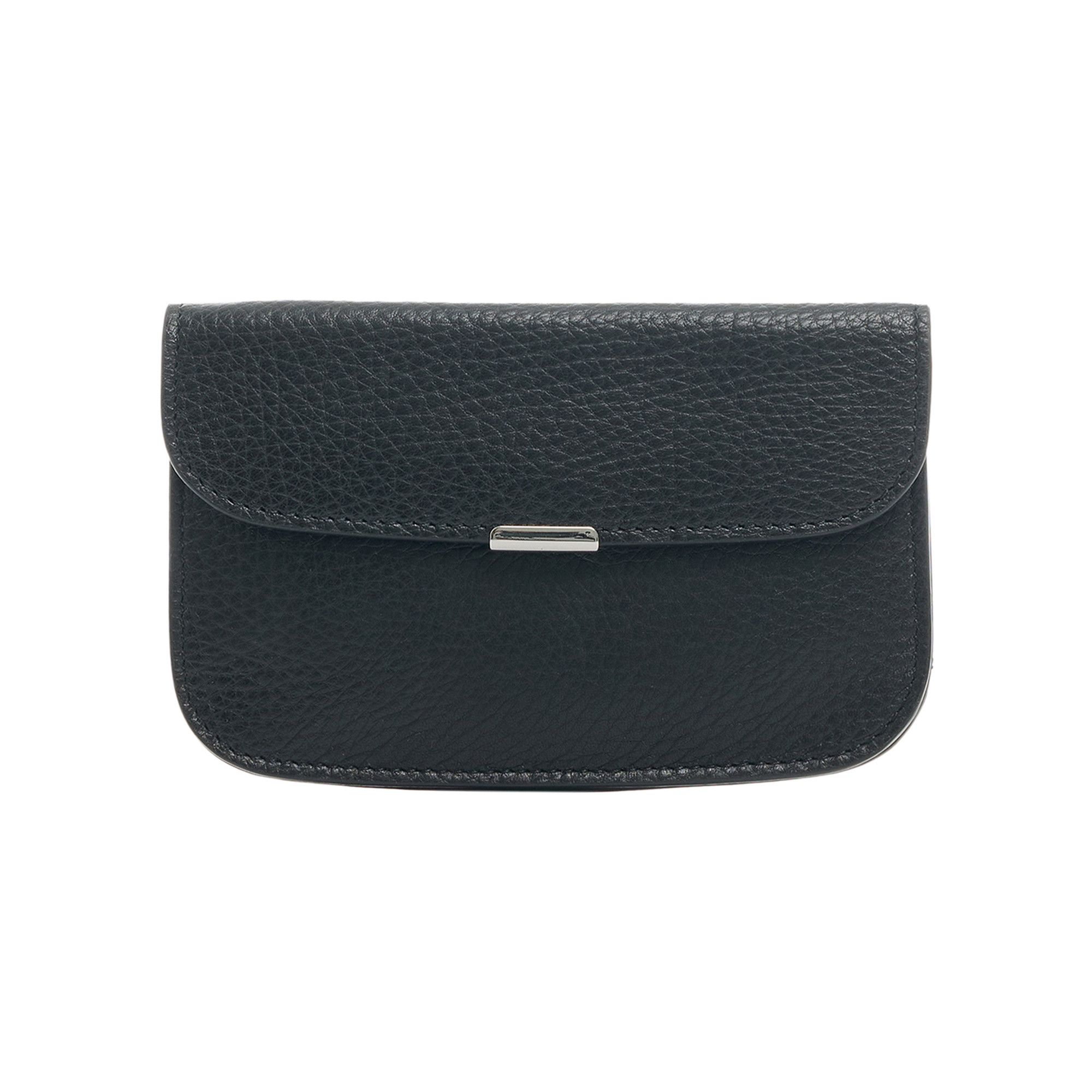 Buy Lemaire Soft Tab Card Holder Coin Purse 'Black' - SL0065