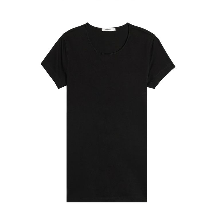 Lemaire Fitted T Shirt Black