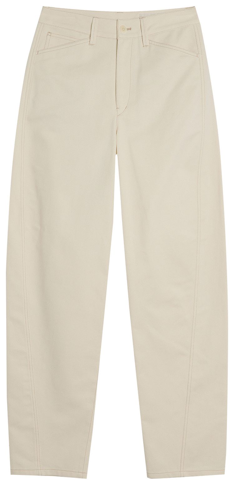 Lemaire 5 Pocket Twisted Pants Creamy White