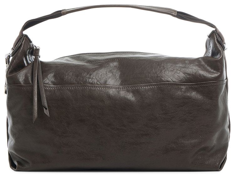 Lemaire Berlingot Hobo Bag Dark Brown