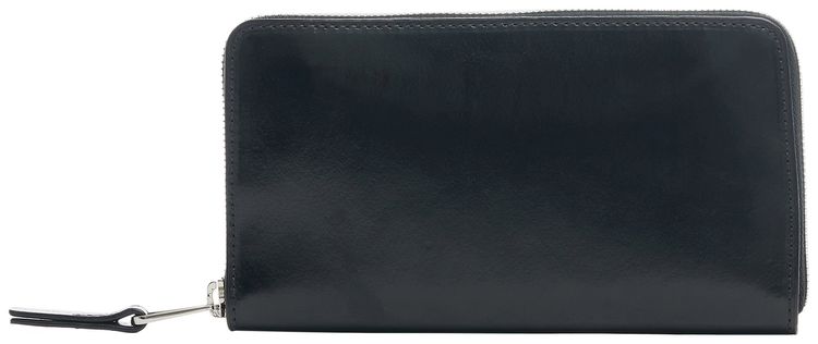 Lemaire Patina Zip Continental Wallet Black