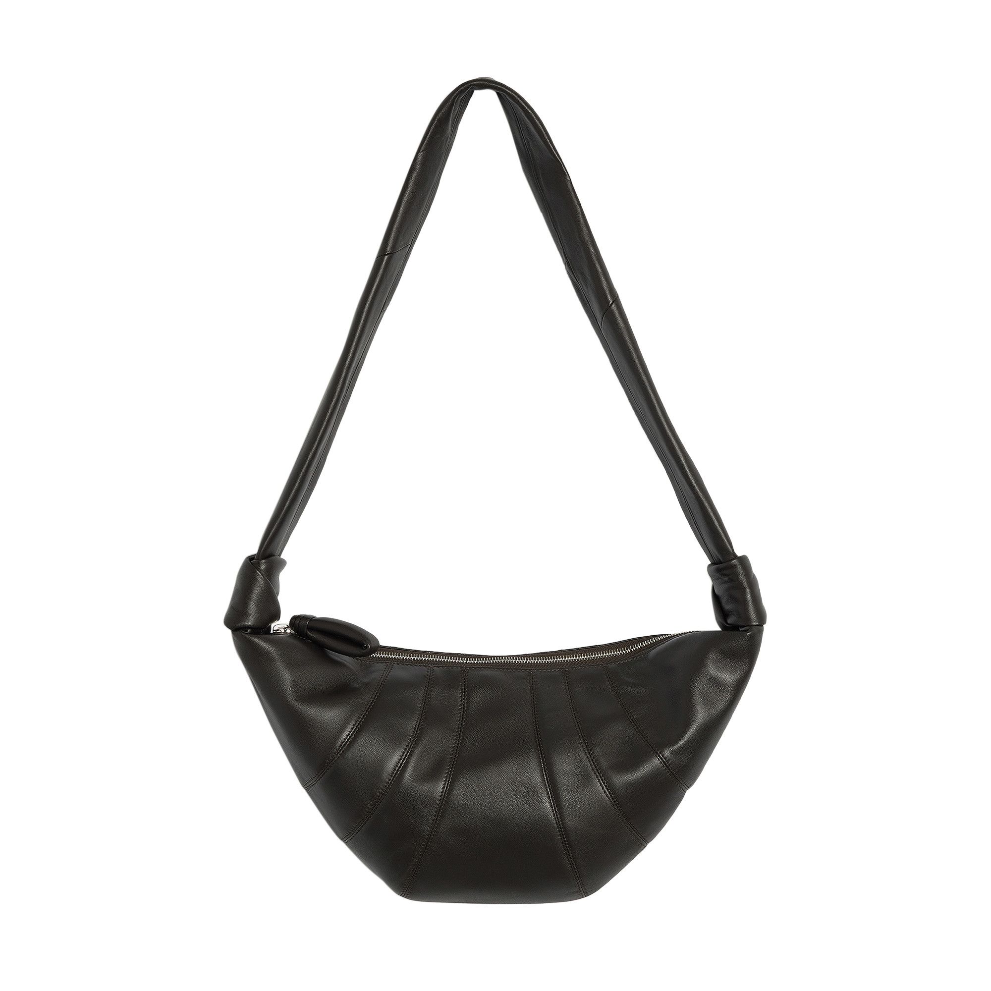 ショルダーバッグ・ポシェット LEMAIRE SS25 \"PEARLS CROISSANT\" BAG (BG0158 LL0131BR490) Lemaire - Pearls Medium Croissant Bag in Dark Chocolate – Stoy