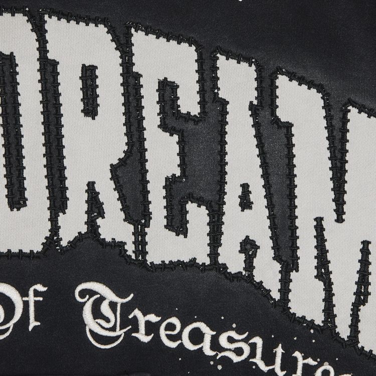 Vale Forever Paint Zip Up Hoodie Black