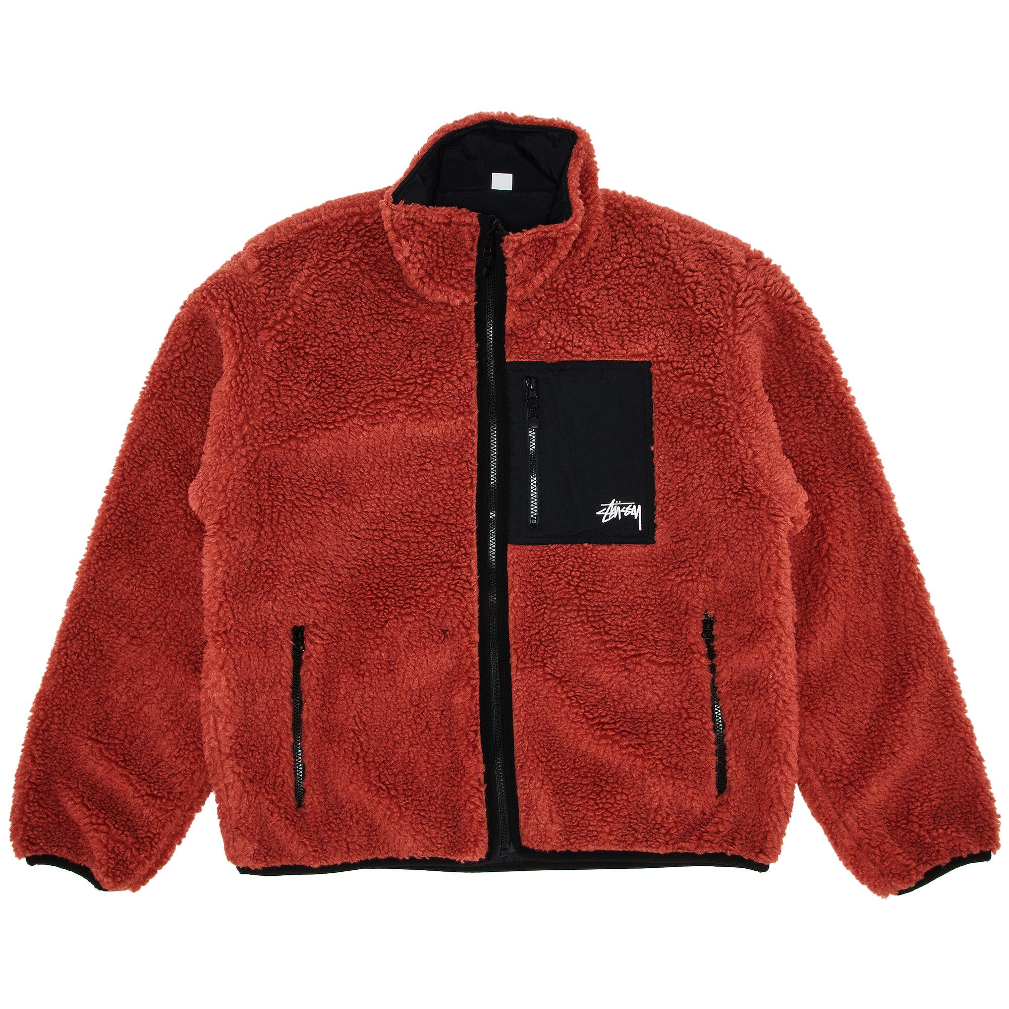 Buy Stussy Sherpa Reversible Jacket 'Tera' - 118529 TERA | GOAT