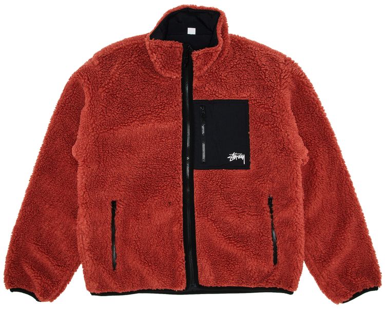 Stussy Sherpa Reversible Jacket Tera