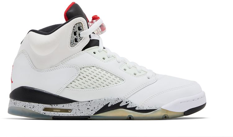 Air Jordan 5 Retro GS White Cement