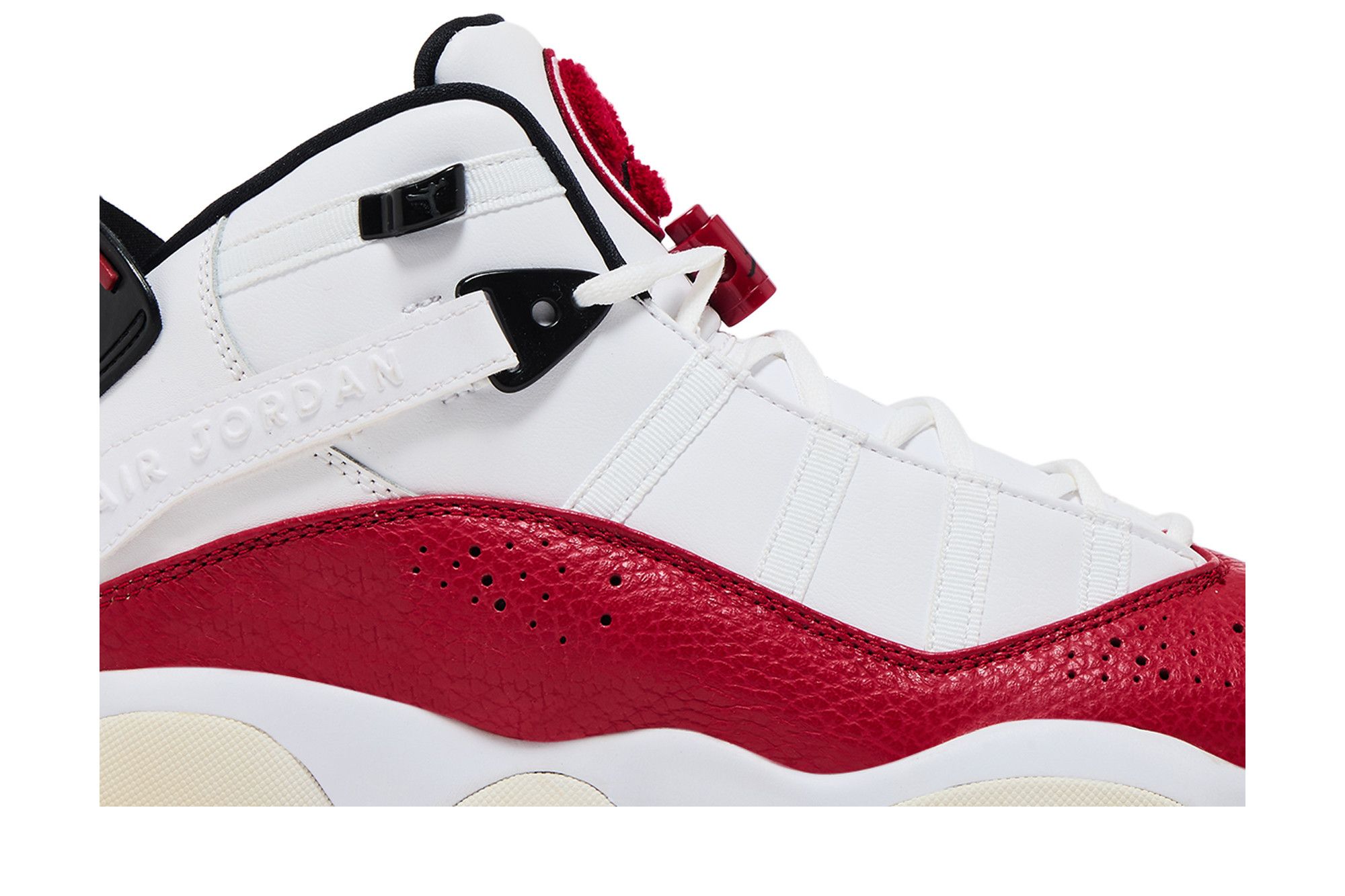 red and white jordans 6