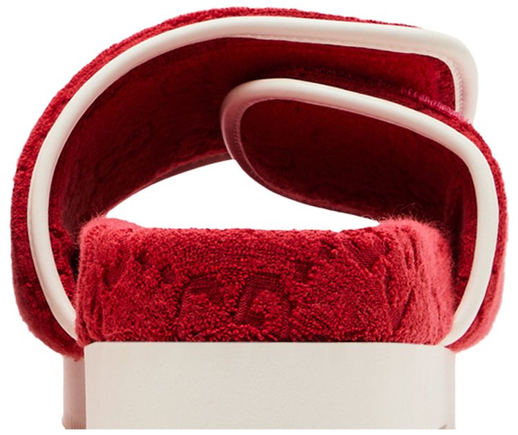 Adidas x Gucci Wmns GG Platform Sandal Red Cotton Sponge