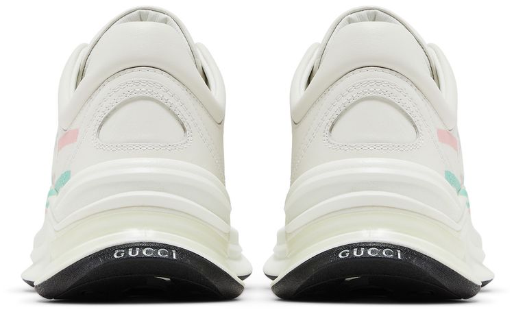 Gucci Wmns Run Sneaker White Pink Turquoise