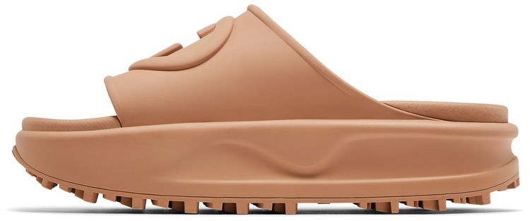 Gucci Wmns Slide Sandal Interlocking G   Brown