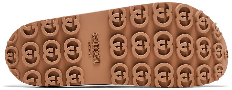 Gucci Wmns Slide Sandal Interlocking G   Brown
