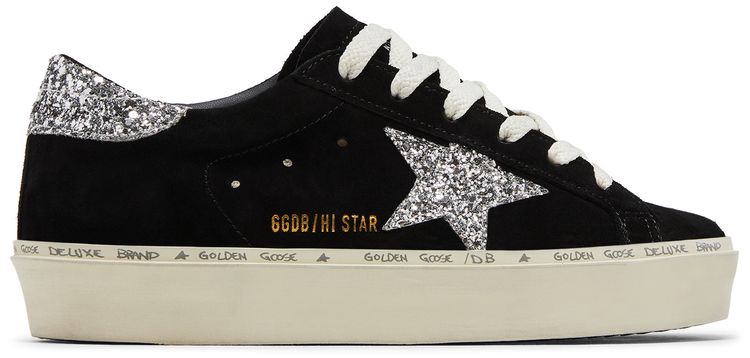 Golden Goose Wmns Hi Star Black Silver