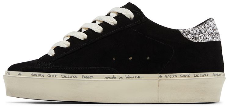 Golden Goose Wmns Hi Star Black Silver