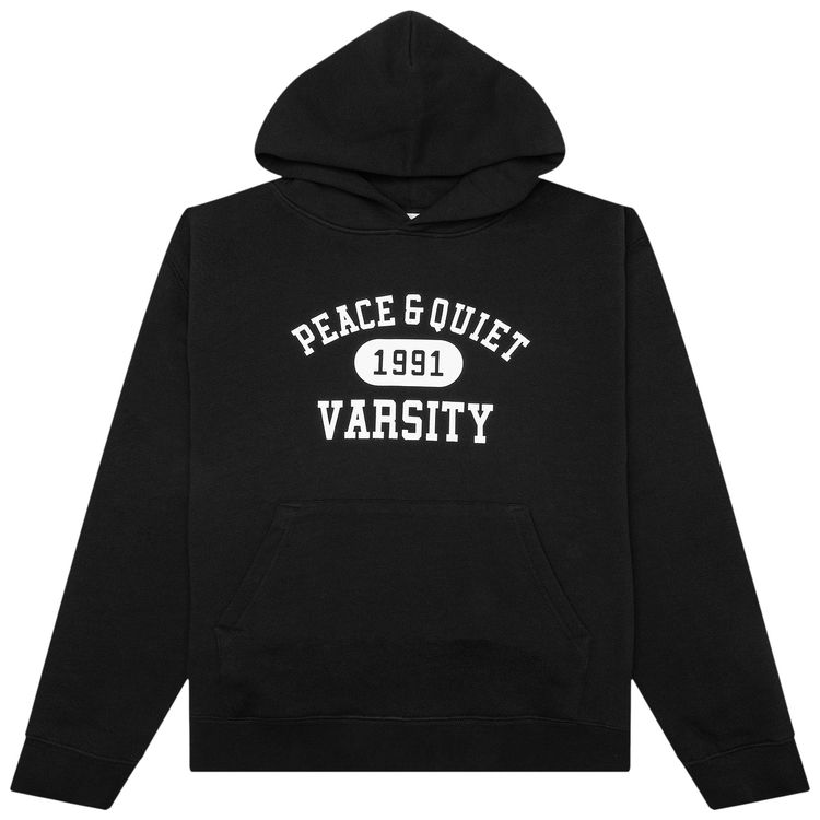 Museum of Peace  Quiet Varsity Hoodie Black