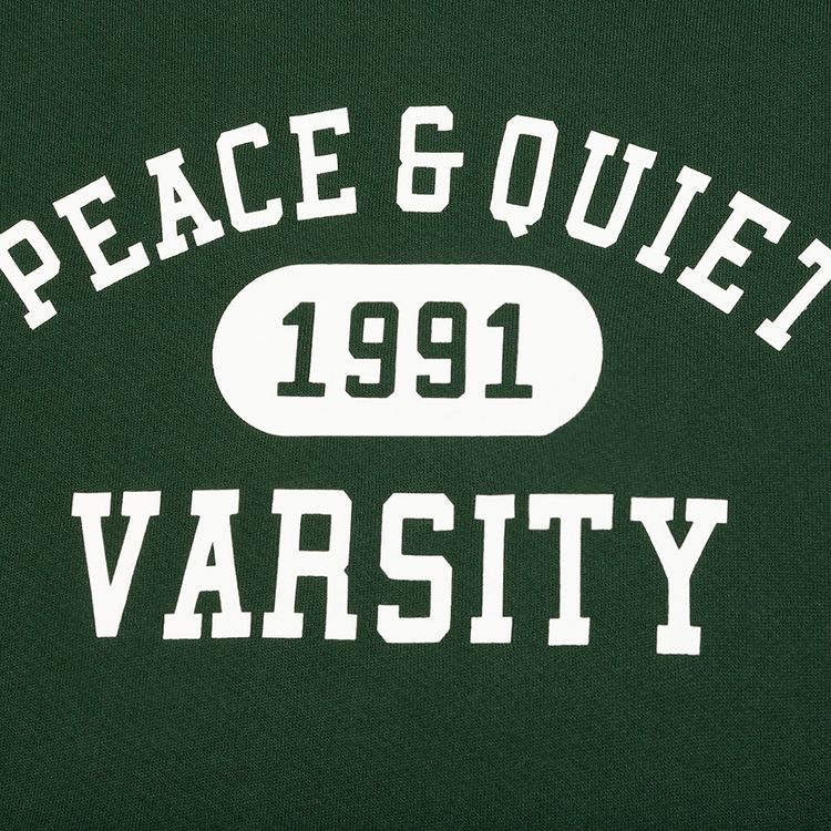 Museum of Peace  Quiet Varsity Hoodie Forest
