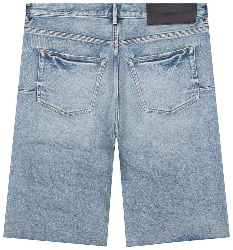 PURPLE BRAND Vintage Long Shorts Mid Indigo