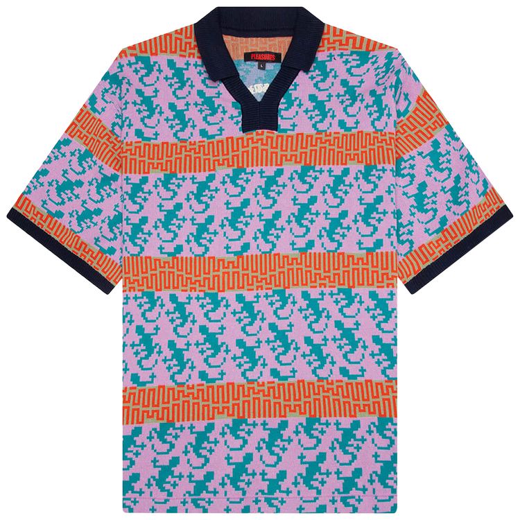Pleasures Gecko Jacquard Polo Multicolor