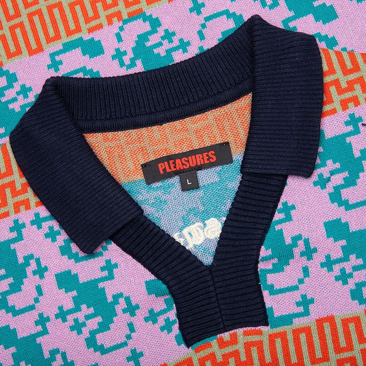 Pleasures Gecko Jacquard Polo Multicolor
