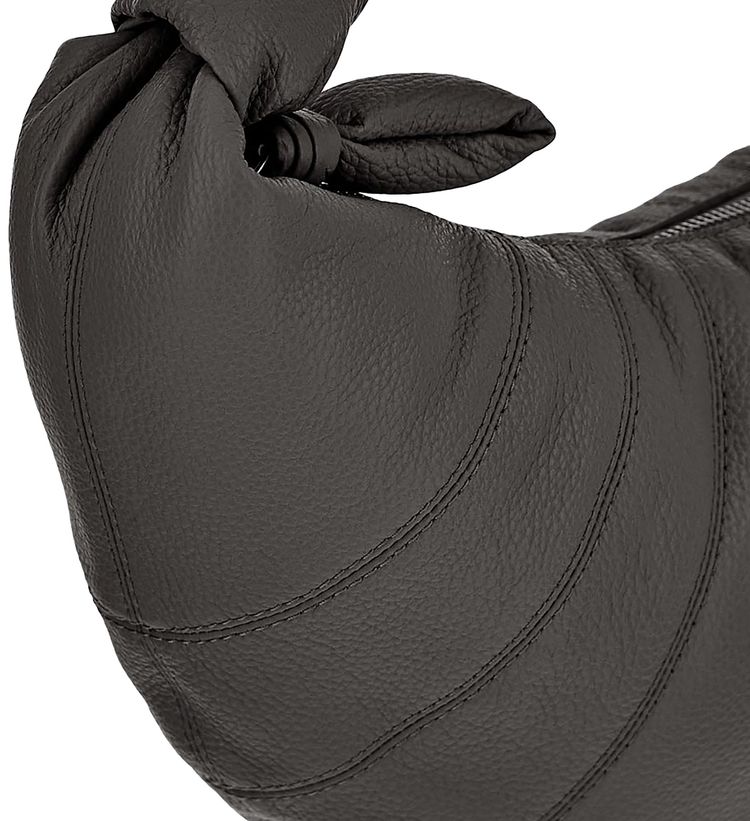 Lemaire Mini Fortune Croissant Bag Dark Chocolate