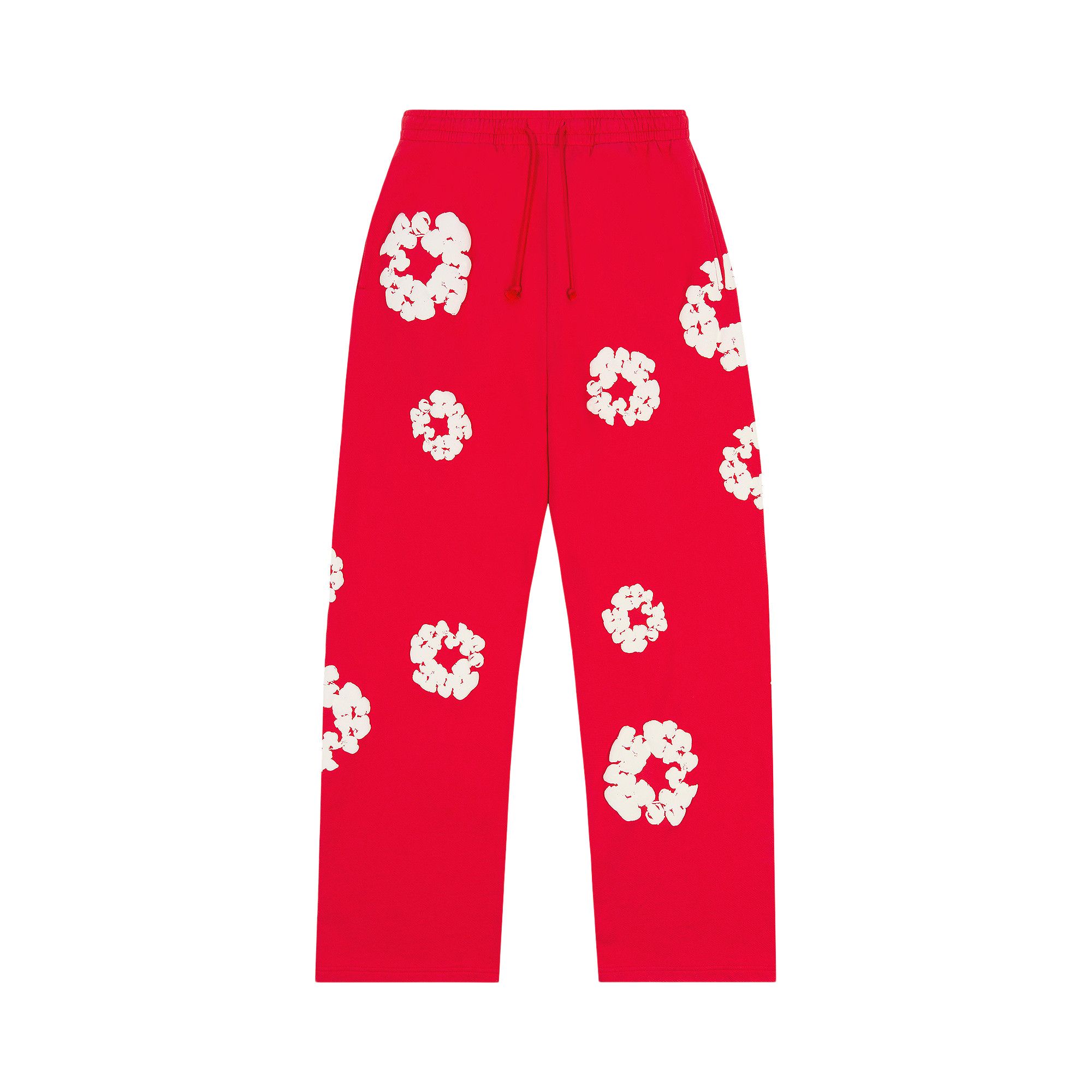 パンツ COTTON WREATH BAGGY SWEATPANTS RED Buy Denim Tears Cotton Wreath Baggy Sweatpants 'Red