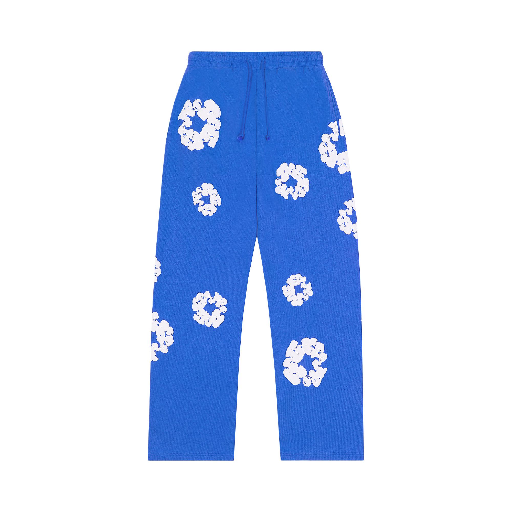 Buy Denim Tears Cotton Wreath Baggy Sweatpants 'Blue
