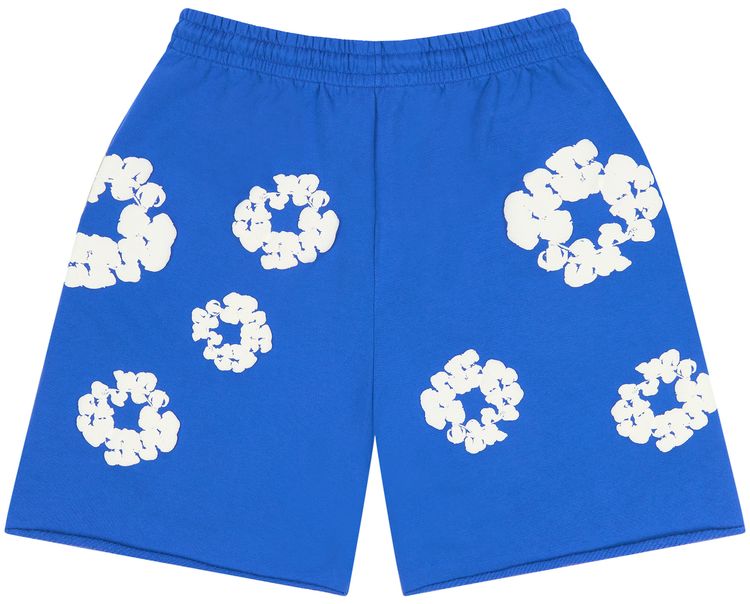 Denim Tears Cotton Wreath Sweatshorts Blue