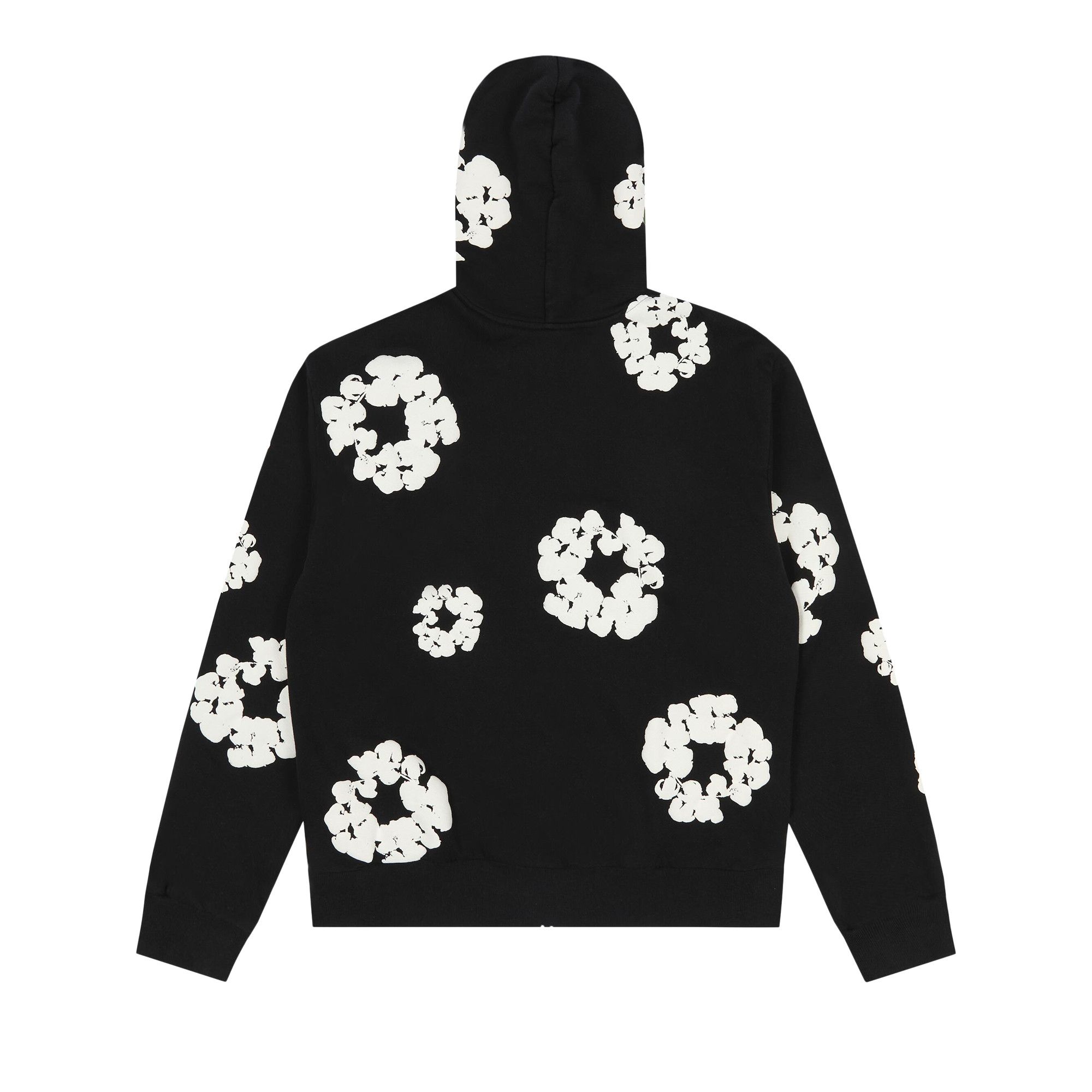 Buy Denim Tears Cotton Wreath Zip Hoodie 'Black