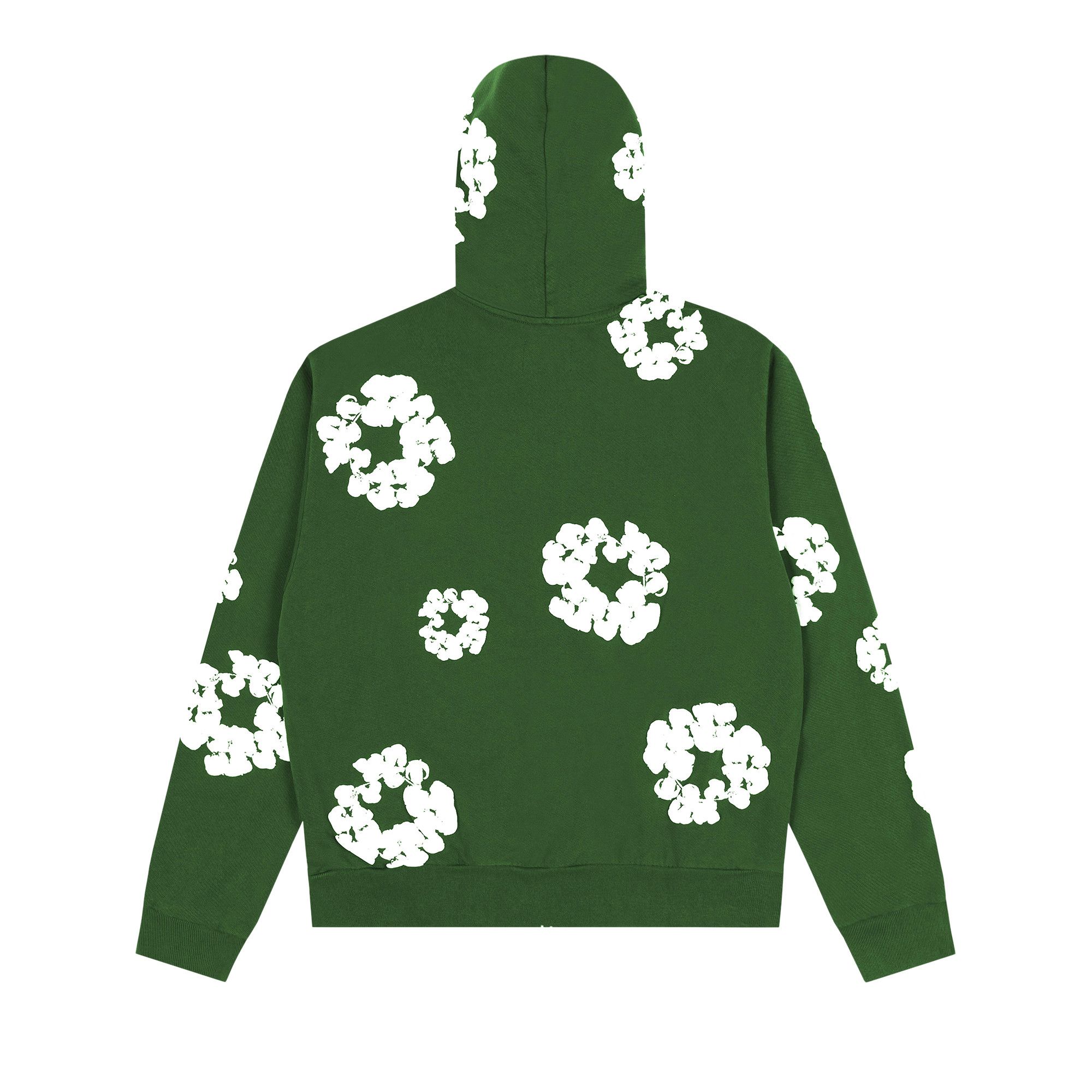 Buy Denim Tears Cotton Wreath Zip Hoodie 'Green' - SS25TZH11412041