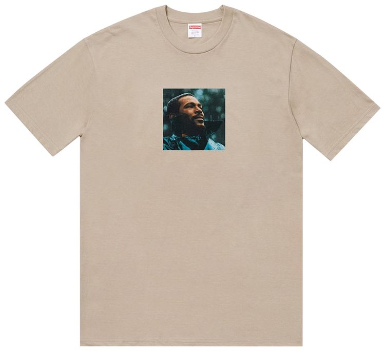 Supreme Marvin Gaye T Shirt Tan