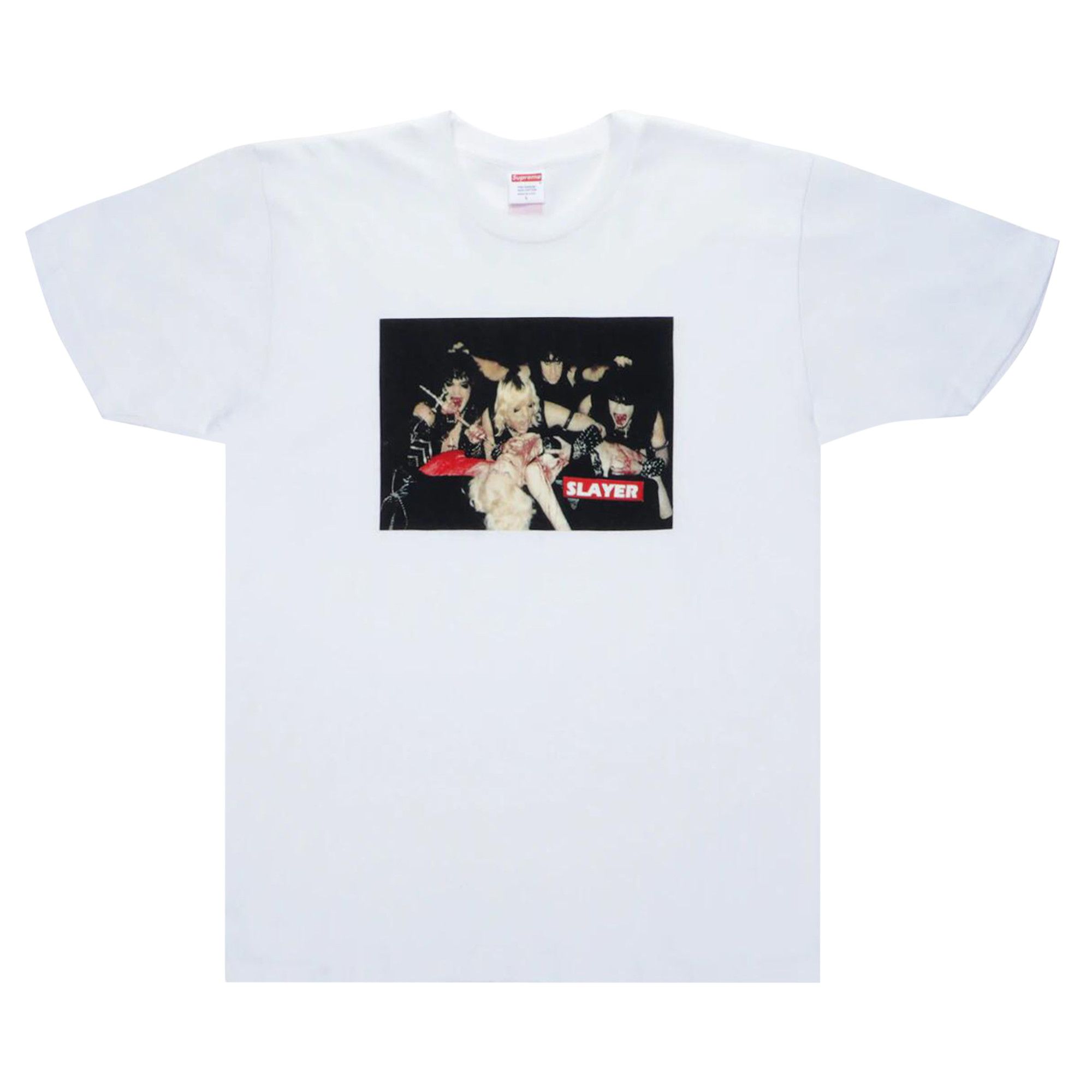Buy Supreme x Slayer Altar Tee 'White' - 00052 1FW1604SXSATW WHIT