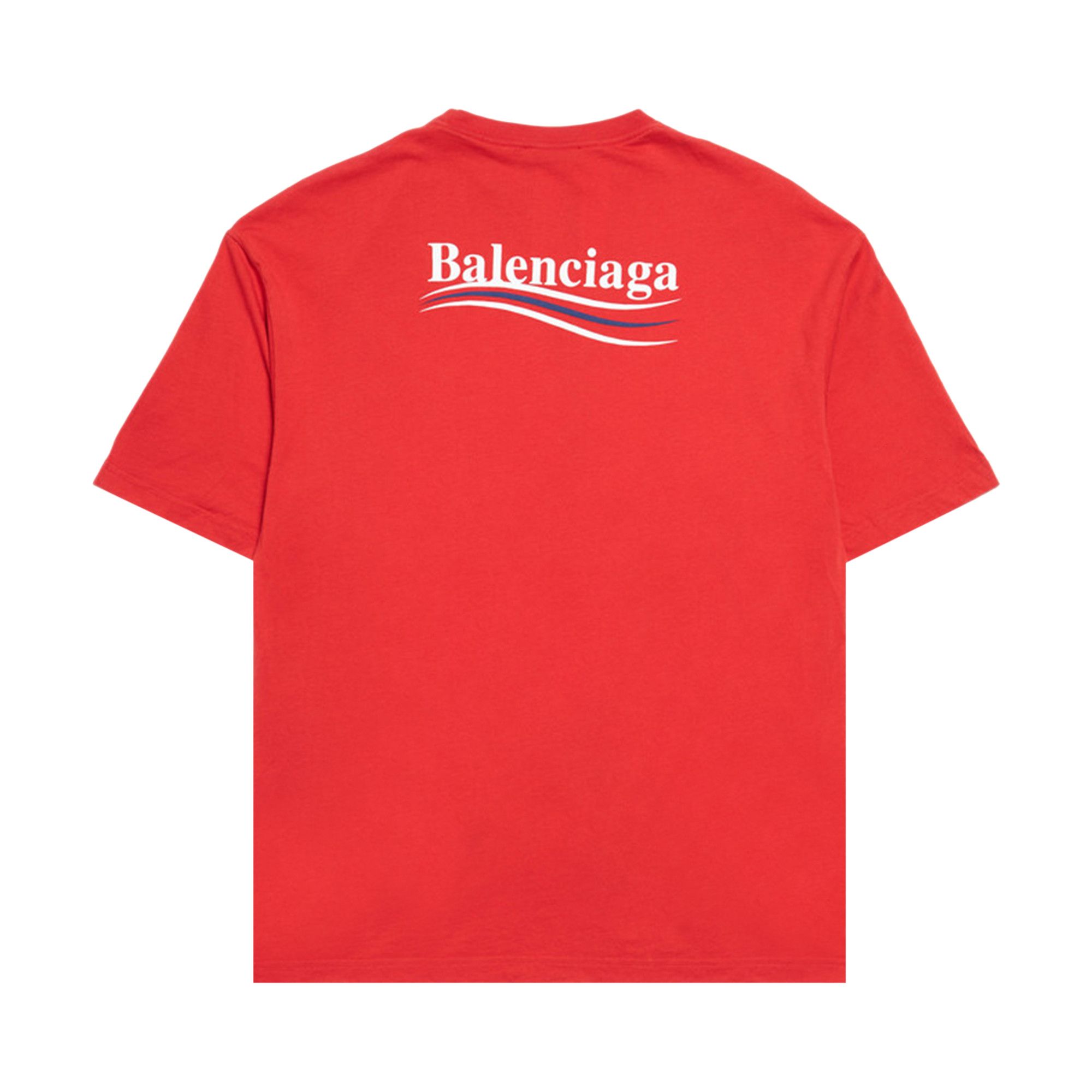 Buy Balenciaga Political Campaign T-Shirt 'Red' - 641655 TKVJ1